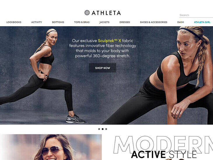 Доставка товара с магазина Athleta