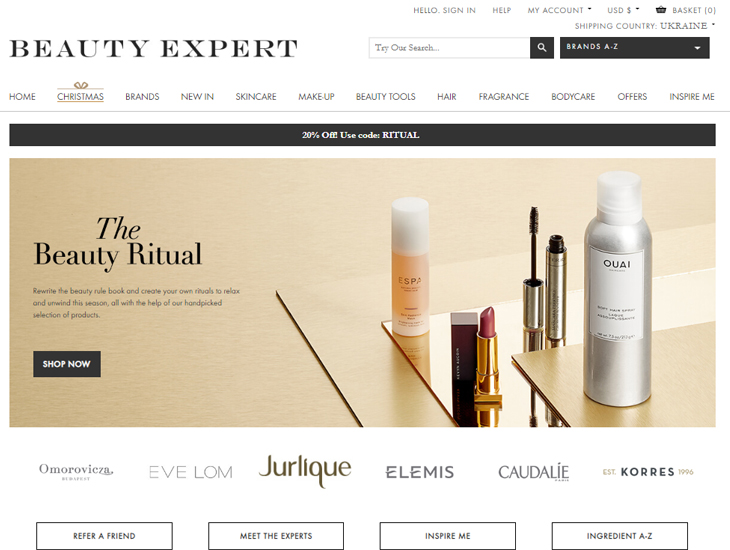 Доставка товара с магазина Beauty Expert