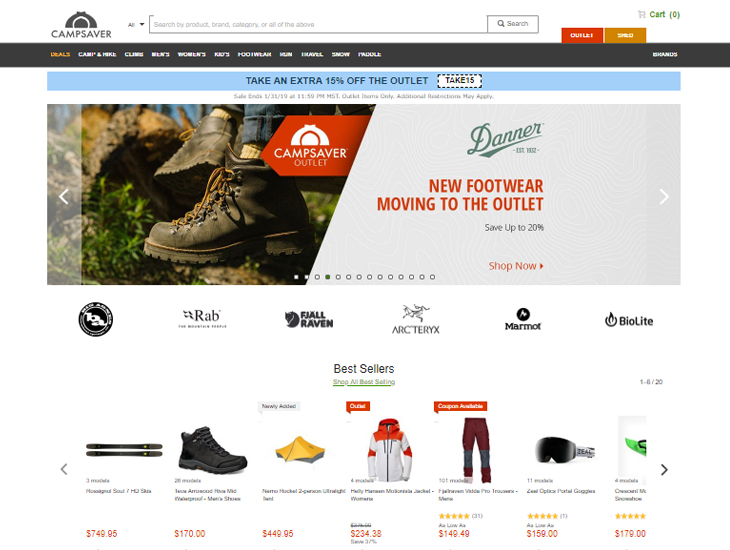 Доставка товара с магазина CampSaver