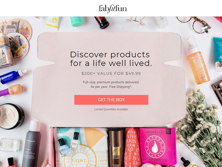 Доставка товара с магазина FabFitFun