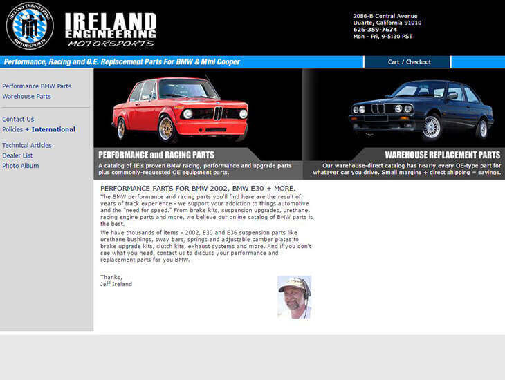 Доставка товара с магазина Ireland Engineering