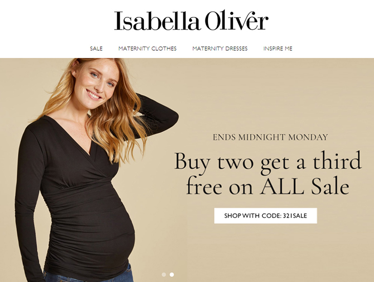 Доставка товара с магазина Isabella Oliver