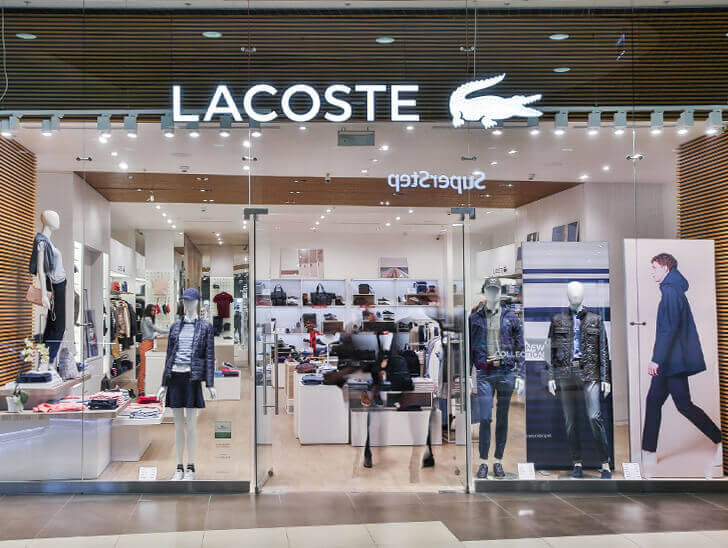 Доставка товара с магазина Lacoste