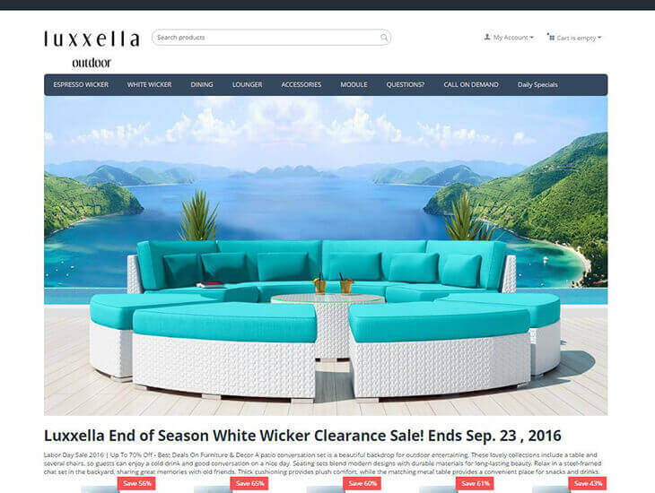 Доставка товара с магазина Luxxella
