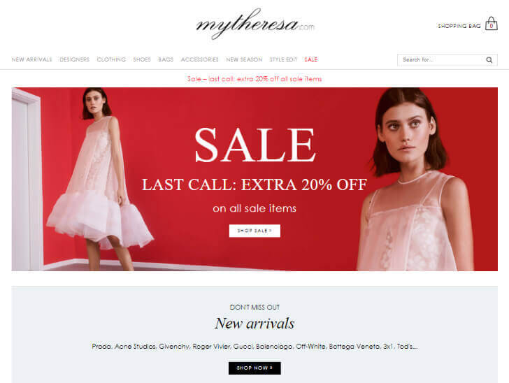 Доставка товара с магазина Mytheresa.com