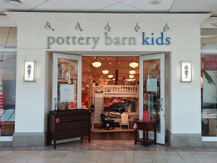 Доставка товара с магазина Pottery barn kids