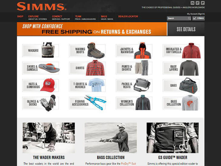 Доставка товара с магазина Simms