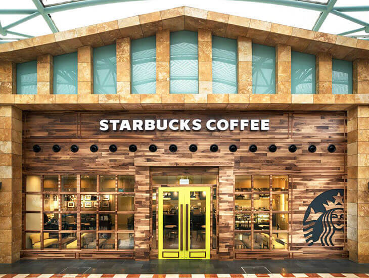 Доставка товара с магазина Starbucks