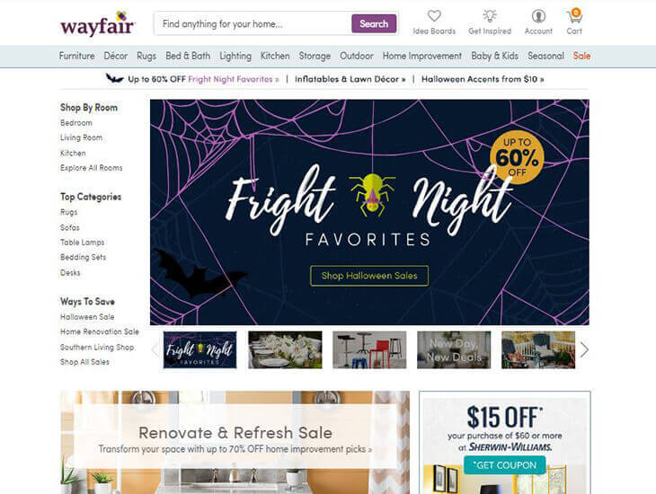 Доставка товара с магазина Wayfair